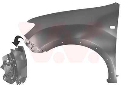 VAN WEZEL 1509655 - Kotfl&uuml;gel