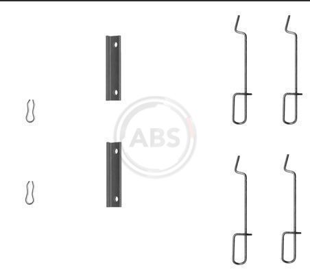 Accessory Kit, disc brake pad 1125Q