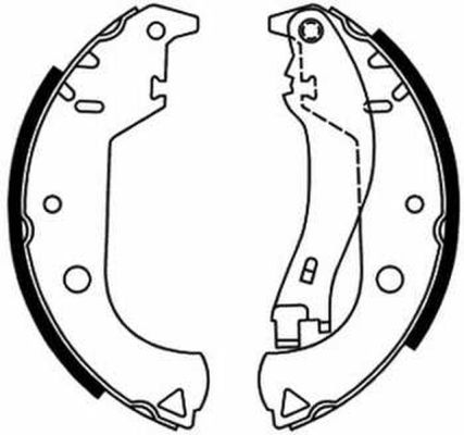 Brake Shoe Set C0F020ABE