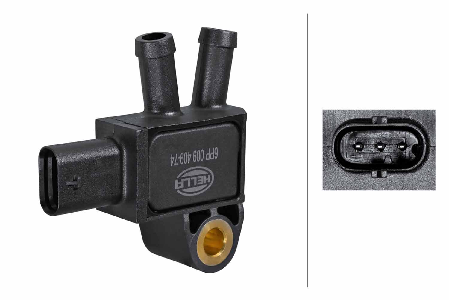 Sensor, presión gas de escape