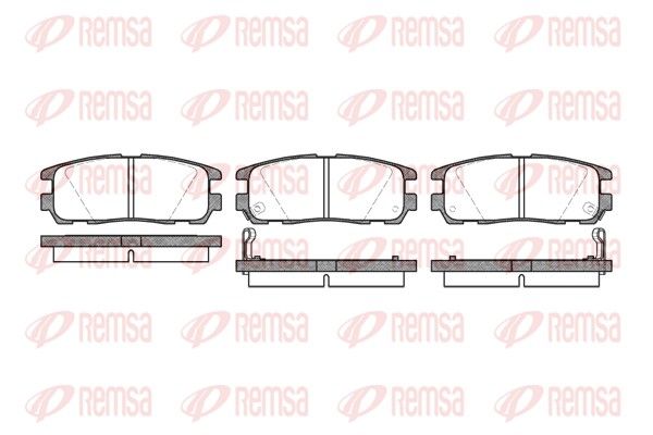 Premium Rear Brake Pad Set Premium Rear Brake Pad Set
