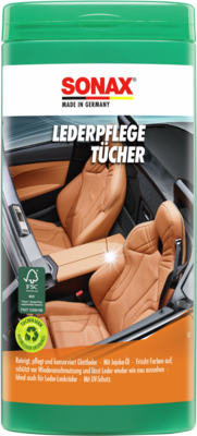 SONAX LederPflegeT&uuml;cher Box / 25 St&uuml;ck