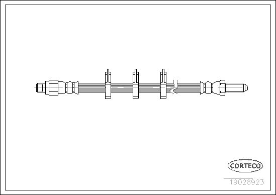 FLEXIBLE DE FREIN IVECO 35-10 RE  0705