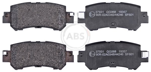 Brake Pad Set, disc brake 37931