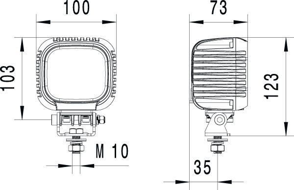 Arbeitsscheinwerfer
