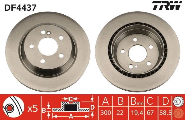 Brake Disc DF4437