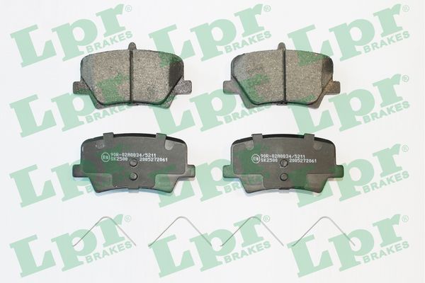 Bremsbelagsatz, Scheibenbremse