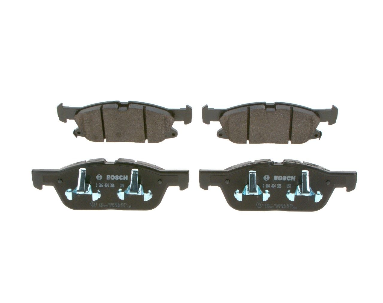 Brake Pad Set, disc brake 0 986 424 326