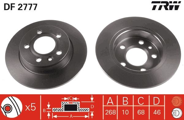 PAIRE DE DISQUES  9900