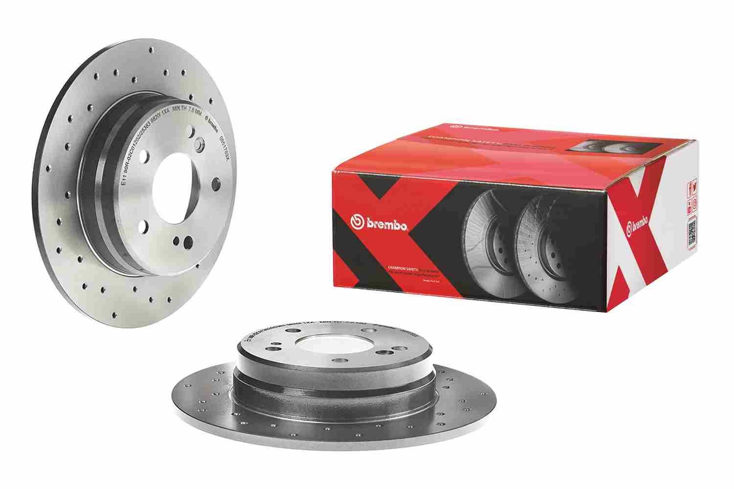 BREMBO 08.5178.3X - Bremsscheibe XTRA LINE - Xtra