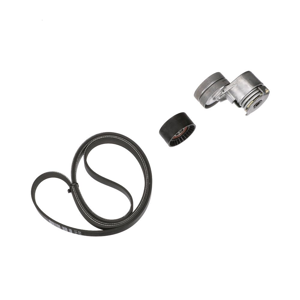 V formos rumbuotas diržas, komplektas