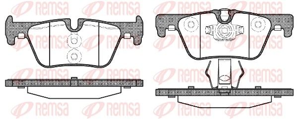 Premium Rear Brake Pad Set Premium Rear Brake Pad Set