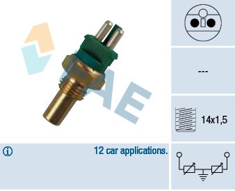 Sensor, coolant temperature 32510