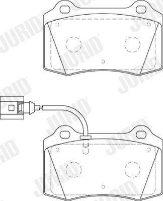 Brake Pad Set, disc brake 573641J