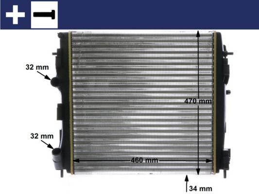 Radiador, refrigeración del motor