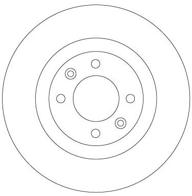 TRW BRAKE DISC - TWIN PACK - TecDoc 2
