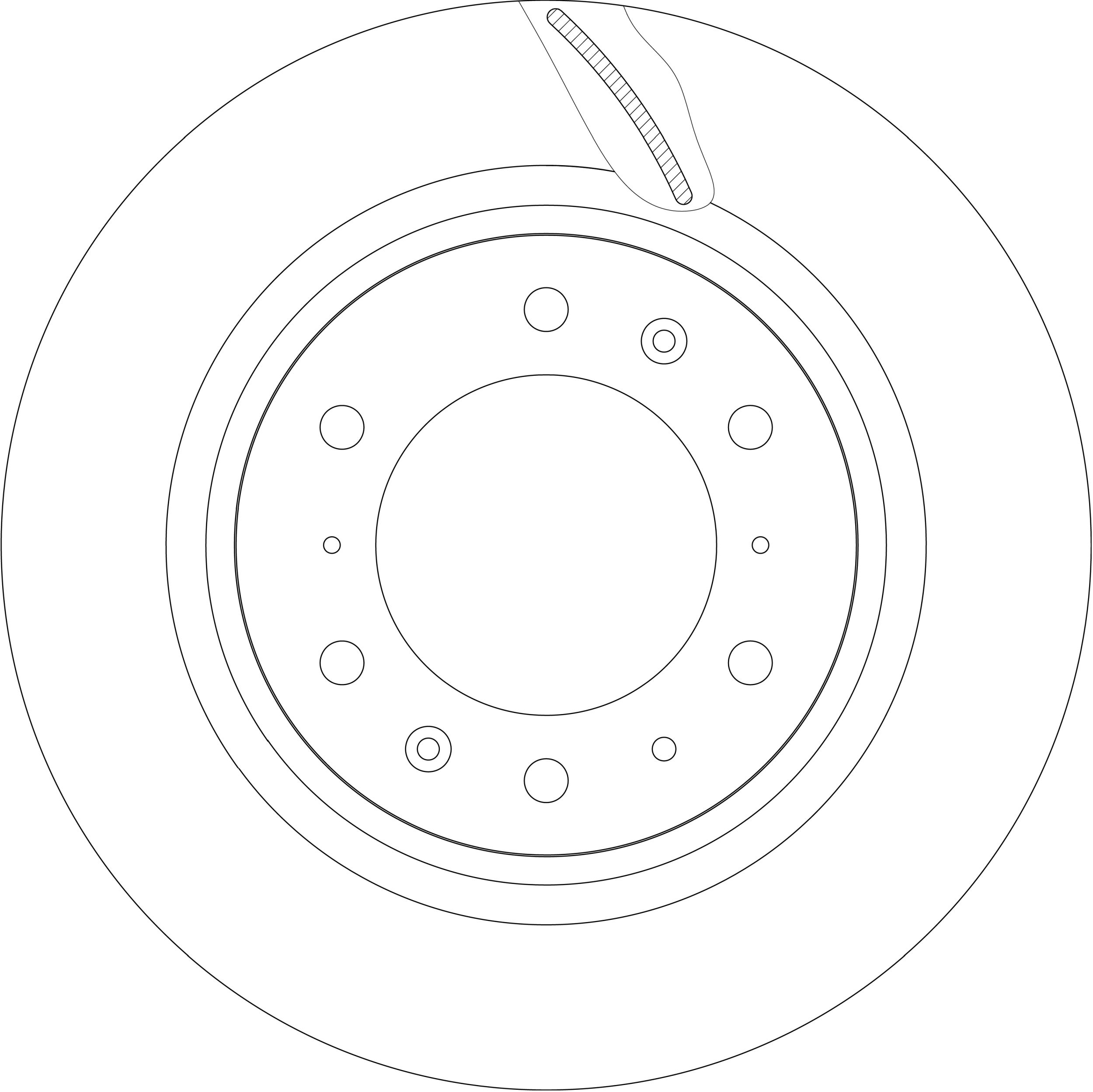 TRW DISC ROTOR - DF8749S Great Wall Tank 300 2022-on Rear Axle - TecDoc Only