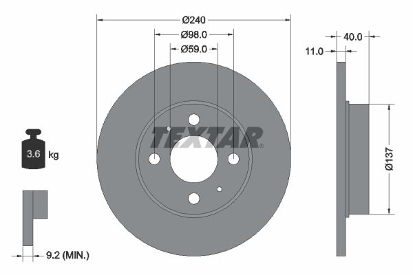 Brake Disc 92061103