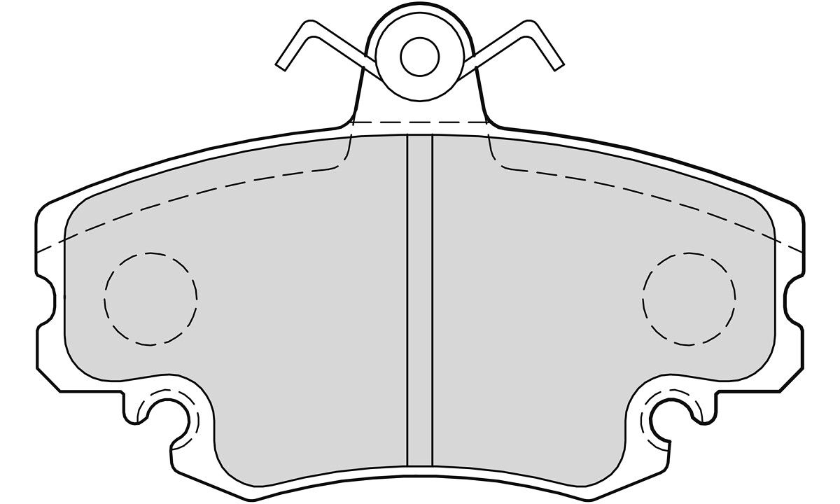 Bremsbelagsatz, Scheibenbremse