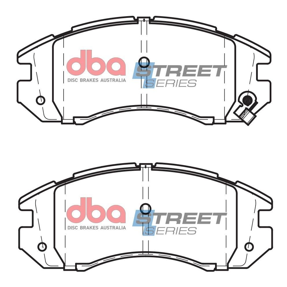 DBA SS STREET SERIES BRAKE PADS [ Isuzu & Subaru 1990-2002 F ] - TecDoc Only