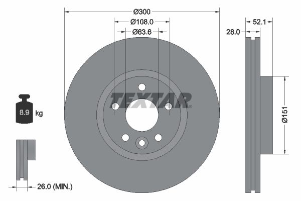 Brake Disc 92196905