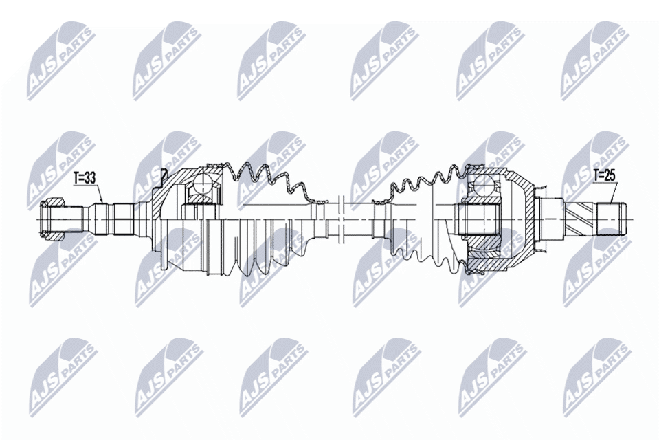 NTY NPW-PL-156 Antriebswelle