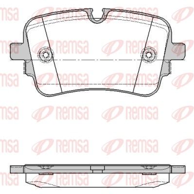 Brake Pad Set, disc brake 1668.10