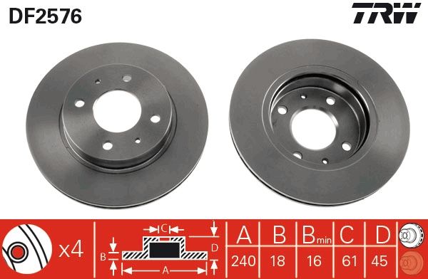 PAIRE DE DISQUES  9900