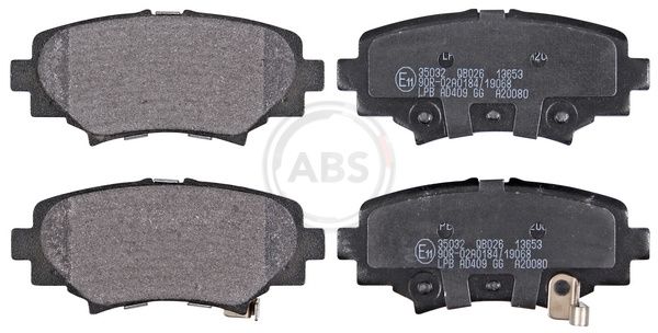 Brake Pad Set, disc brake 35032