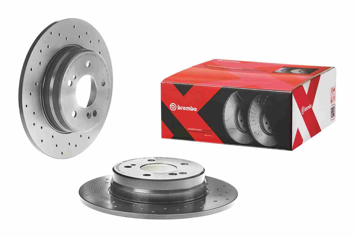 BREMBO 08.7211.2X - Bremsscheibe XTRA LINE - Xtra