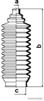 Faltenbalgsatz, Lenkung Faltenbalgsatz, Lenkung