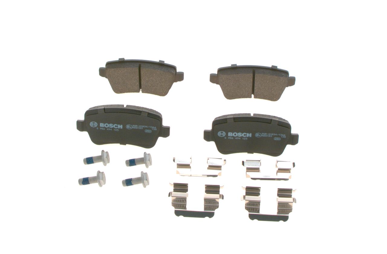 Brake Pad Set, disc brake 0 986 494 125