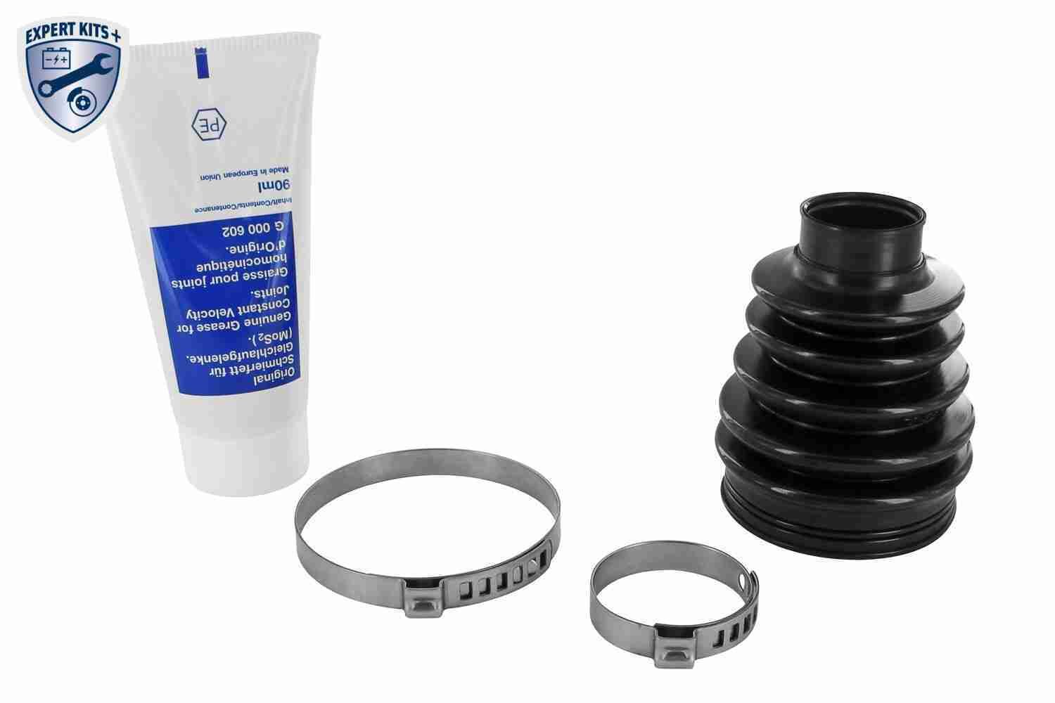 Faltenbalgsatz, Antriebswelle