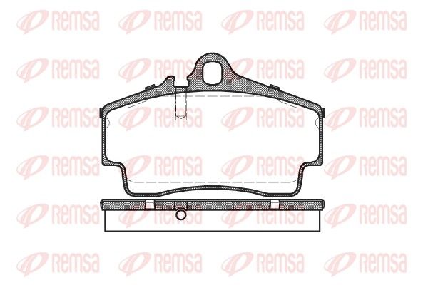 Premium Rear Brake Pad Set Premium Rear Brake Pad Set