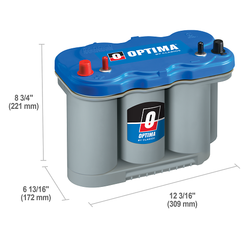 VARTA Optima BlueTop BTDC - 5,0L 12V 66Ah 845A/EN gef&uuml;llt