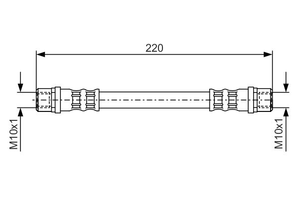 BOSCH 1 987 476 203 Brake Hose