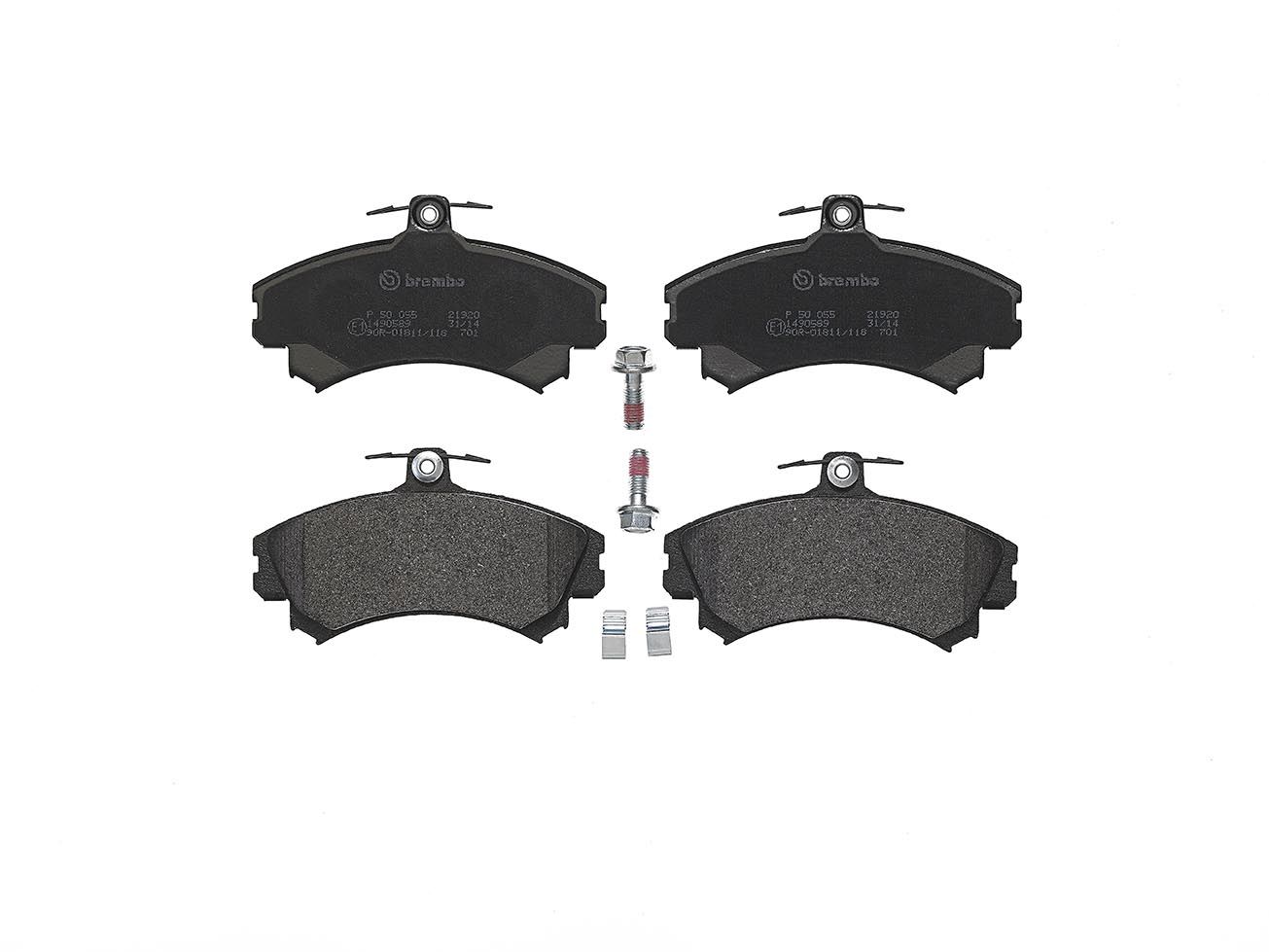 Brembo P 50 055 Bremsbelagsatz, Scheibenbremse