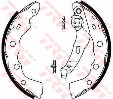 Brake Shoe Set GS8665