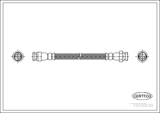 FLEXIBLE DE FREIN HONDA ACCORD  0705