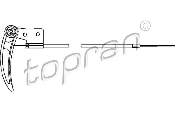 TOPRAN 103 414 Bonnet Cable
