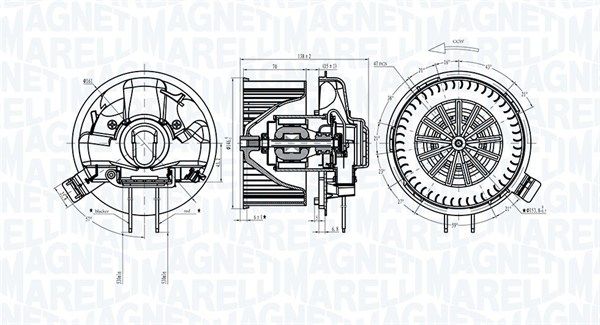 Interior Blower 069412305010