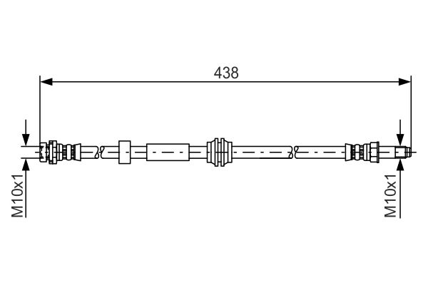 Brake Hose 1 987 476 181