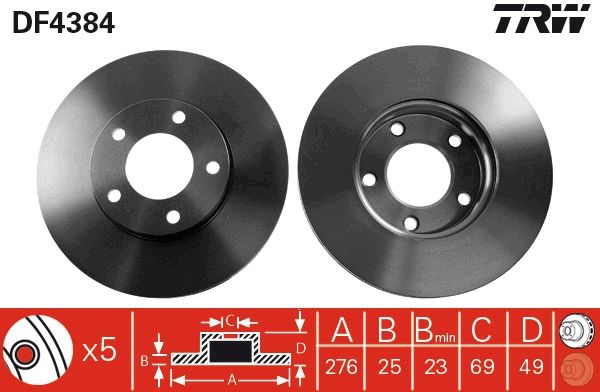 PAIRE DE DISQUES  9900