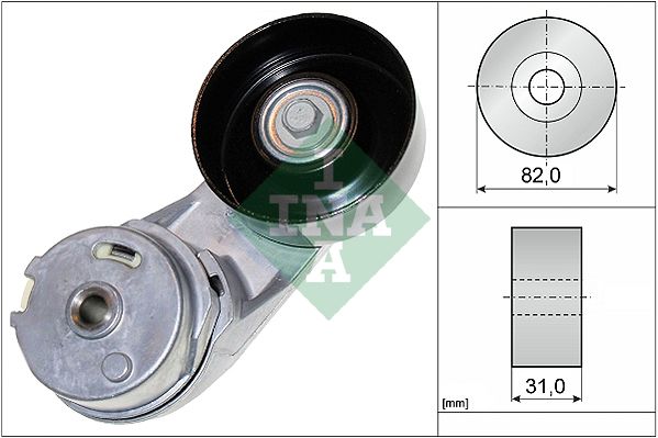 Belt Tensioner, V-ribbed belt 534 0372 10