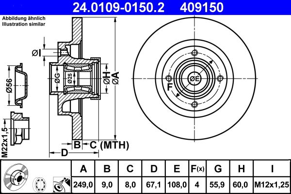 Brake Disc 24.0109-0150.2