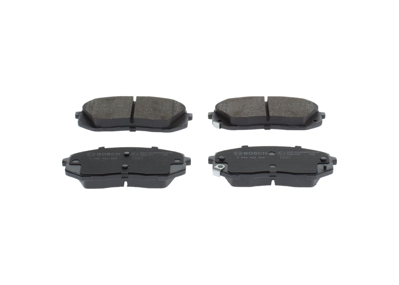 BOSCH 0 986 494 905 Brake Pad Set, disc brake