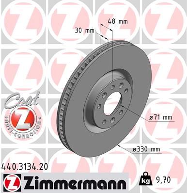 Brake Disc 440.3134.20