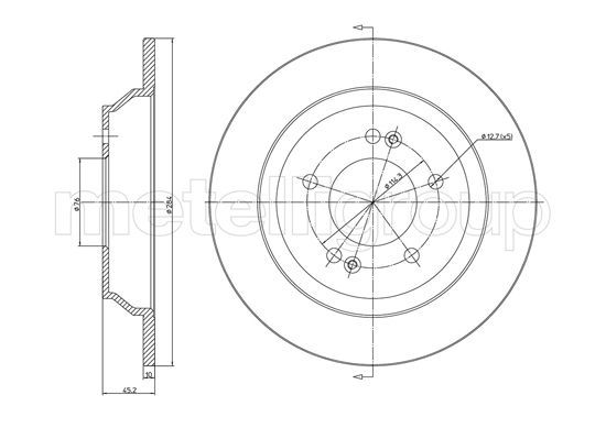 Brake Disc 23-1514C