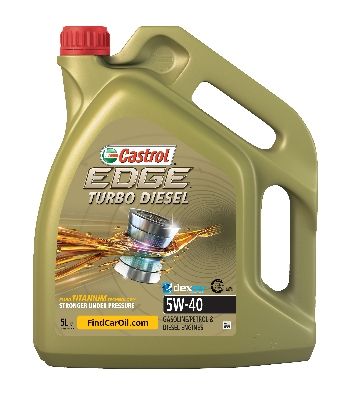 CASTROL EDGE TURBO DIESEL 5W-40 / 5 Liter