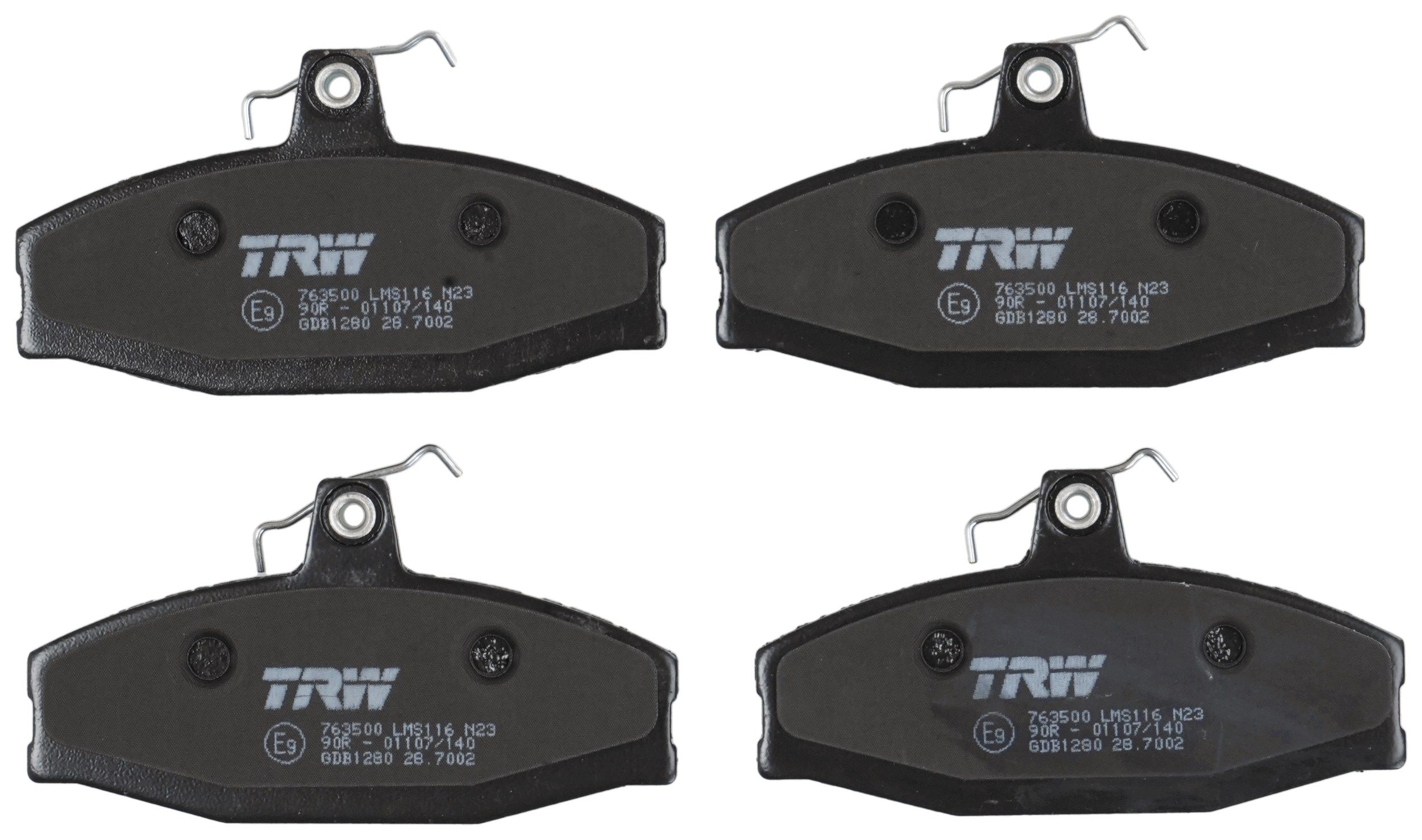 TRW DISC BRAKE PADS - TecDoc 2